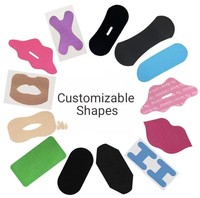 Xingda Bandes adhésives buccales en coton personnalisées noires 1,5*3 pouces 30 pièces pour le sommeil
