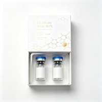 Envase Personalizable para Botellas de 3ml, 5ml y 10ml, Caja Plegable de Papel con Bandeja de Plástico para Productos Farmacéuticos