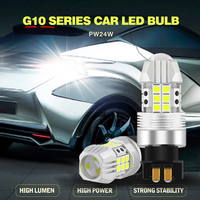 Ampoule LED à encliquetage super lumineuse PW24W PWY24W 12182 12V 24W pour feux de jour, clignotants et feux de stationnement Mini Cooper
