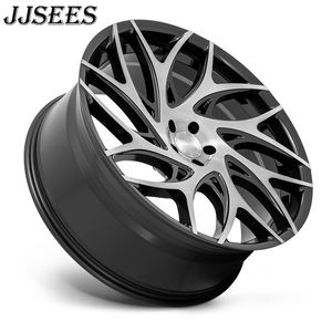Rines Forjados JJSEES de 18 19 20 21 22 Pulgadas, Rines de Aleación Negros Pulidos y Cepillados, PCD 5X120 5X114.3 5X112 para bmw M5 M6 M7 <span class=keywords><strong>M8</strong></span> audi <span class=keywords><strong>Rs7</strong></span> - Product Image 6
