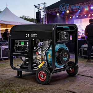 גנרטור דיזל; הספק 5KW-<span class=keywords><strong>10KW</strong></span>; אספקת חשמל לגיבוי; עמיד וקל לתפעול; יציב ובעל שיעור תקלות נמוך - Product Image 2