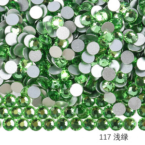 Круглое стеклянное украшение для ногтей - Product Image 3