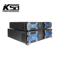Système audio professionnel DJ 2700 Watts 4 Ohms, amplificateur de puissance élevé, haut-parleur pour utilisation en extérieur