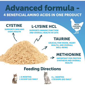 Bubuk l-lisin Label pribadi untuk kucing pendukung imun alami CareSupport kesehatan hewan peliharaan dengan bersin & pilek pasokan kesehatan mata - Product Image 4