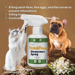 بخاخ مبيد للقراد والبراغيث والديدان، فعال 100%، يقتل في دقيقة واحدة، آمن للرضع والكلاب/القطط الحامل، مضاد للبكتيريا لعمر يومين. - Product Image 5