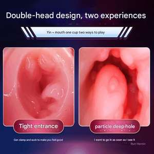 Vollautomatischer Vibrations-Masturbator für Männer mit Realistischer Vagina, Saugfunktion und Oralsex-Erlebnis, Erotikspielzeug für Erwachsene - Product Image 4