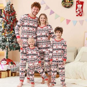 Matching <strong>Pajama</strong> <strong>Sets</strong> Women Men <strong>Kids</strong> Long Sleeve Sleepwear Holiday Lounge <strong>Sets</strong> - Product Image 2