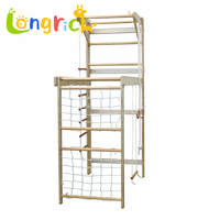 Échelle murale en bambou, barres d'escalade en bois, structure d'escalade murale intérieure pour enfants, écologique, salle de sport Montessori