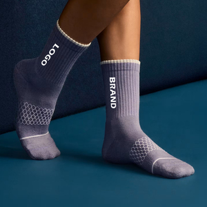 Meias Esportivas Unissex de Fibra de Bambu Respiráveis, Anti-odor, Absorventes de Suor e Elásticas – Meias Atléticas de Bambu Personalizadas - Product Image 4