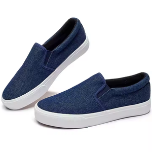 Mocasines de lona planos con estampado personalizado de alta calidad para mujer, calzado informal con banda elástica antideslizante, suministro directo de fábrica - Product Image 6