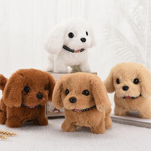 Pil işletilen yürüyüş havlayan peluş dans oyuncak köpek elektrikli peluş oyuncaklar sevimli köpek - Product Image 6