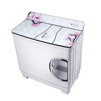 Lave-linge compact semi-automatique à trois cuves empilables, à chargement par le haut, grande capacité, à commande manuelle