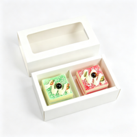 Boîte d'emballage pour cupcakes en papier kraft mat, biodégradable, recyclable, réutilisable, avec compartiments séparés de type tiroir, options personnalisées