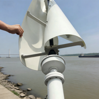 1000W Vertikale Achsen-Windturbine Kit 12V 24V 48V Dreiphasiger Permanentmagnet Maglev Windgenerator für Heim- und Marineeinsatz