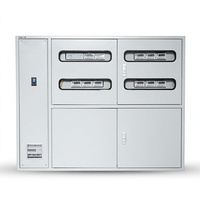 Armoire de commande industrielle de type Rittal pour chantier extérieur, boîtier de mesure solaire enfichable, appareillage photovoltaïque connecté au réseau