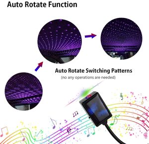 Wando — projecteur LED USB pour l'intérieur de la voiture, multi-scènes, lumière d'ambiance, pour ciel étoilé, <span class=keywords><strong>toit</strong></span> de véhicule - Product Image 2