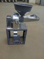 Machine à moudre les céréales multifonctionnelle en acier inoxydable, moulin à farine de blé, riz, maïs, soja, broyeur de matériaux secs et humides, transformation alimentaire
