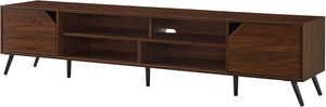 <span class=keywords><strong>Nora</strong></span> moderno supporto TV Minimal Open-Shelf per TV fino a 90 pollici, 80 pollici, noce scuro - Product Image 4