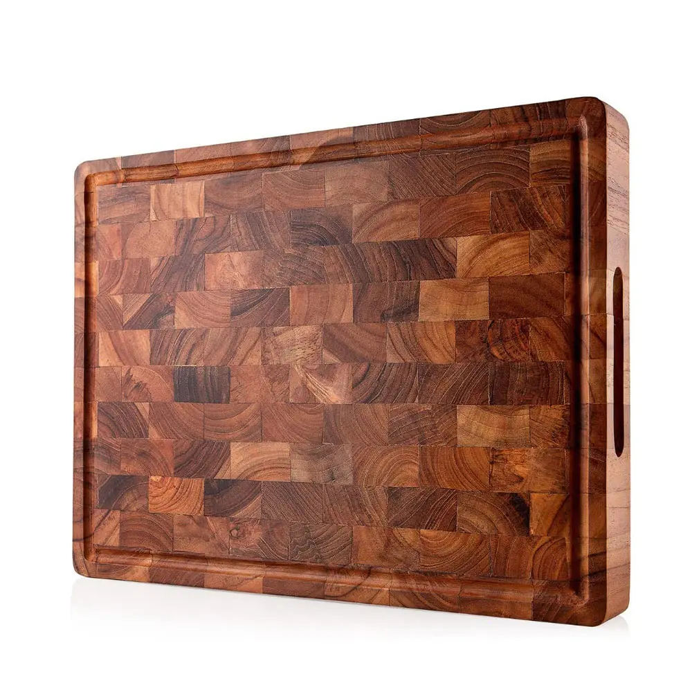 Wholesale Large End Grain Acacia Wood Chopping Blocks Cheese Thick Extra Large Cutting Board