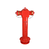 BS750 bouche d'incendie souterraine extérieure conception de pilier britannique arroseur d'incendie en fonte ductile à prix compétitif
