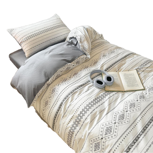 Grade 100% Cotton 300TC Eco-Friendly Organic Printed Custom Logo Wedding Four-Piece Kit <b>Bed</b> <b>Sheet</b> Set Woven Technology - Product Image 1
