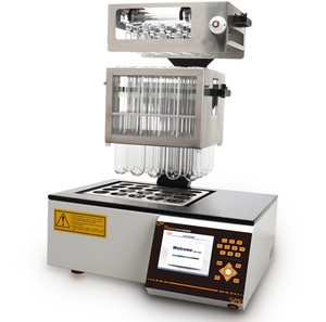 Système de digestion Kjeldahl personnalisable SH420F pour laboratoire, utilisé avec bloc de graphite, support OEM avec WD03 - Product Image 2