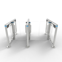 Torniquete Automático Biométrico de Alta Velocidad con Reconocimiento Facial, Control de Acceso RFID, Acero Inoxidable, IP65, para Entrada de Edificios de Oficinas
