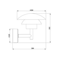 Luces de pared modernas para interiores y exteriores LED Base de aluminio 3500K Blanco cálido EEI A ++ Eficiencia energética Garantía de 3 años para uso en el jardín