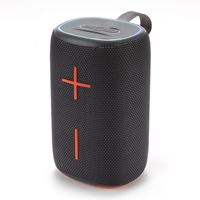 TG-464 5.3 Haut-parleur portable d'extérieur en plastique, anti-poussière, anti-chute, avec micro intégré, lumière LED sans fil, subwoofer 10W, lecteur de carte, cadeau