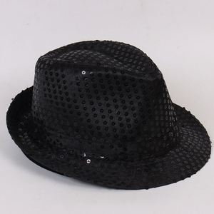 Sombrero de Lentejuelas de Moda 2024 para Niños y Niñas, Hombres y Mujeres, Gorra de Vaquero para Fiesta de Cumpleaños, Accesorios para Espectáculos de Danza Jazz, Disfraz, Decoración de Carnaval - Product Image 3