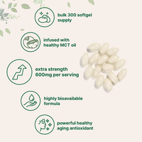 Capsules d'acide alpha-lipoïque OEM avec huile MCT pour le soutien antioxydant, l'énergie cellulaire et le bien-être métabolique