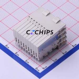 6469001-1 Board-to-Board & Backplane Connector Bent Lead Through Hole,P=2.5mm Connector 120P 2.5mm Right Angle Insert 8 - Product Image 2