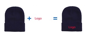 <span class=keywords><strong>Bonnet</strong></span> tricoté en acrylique doux pour adultes en promotion, Technique 3D du logo de broderie d'impression personnalisée pour la scène commerciale - Product Image 6