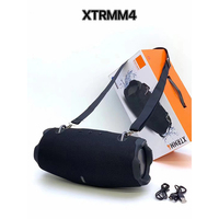 XTRMM4 Haut-parleur RGB portable avec subwoofer 20W, double haut-parleur, pour extérieur, avec sangle