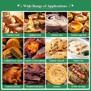 เตาอบไฟฟ้าสำหรับอบขนมปังแบบหมุนเวียนสำหรับอุตสาหกรรม5 10ถาด - Product Image 6