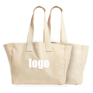 Diy School Shopping Reusable Heavy Duty Widened Handle Blank Canvas Tote Extra Large Custom Tote Bag