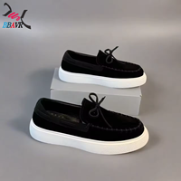 Chaussures décontractées respirantes, légères, résistantes à la saleté, mocassins de couleur unie, polyvalentes, à semelle souple et confortables