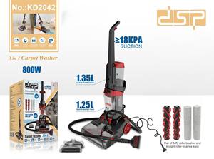 <span class=keywords><strong>DSP</strong></span> Hot Seller <span class=keywords><strong>Pro</strong></span> 3-EN-1 Laveuse de tapis, 800W 18KPA chauffé sec 70 ℃ avec 4 outils pour tapis sols durs canapés animaux de compagnie - Product Image 6