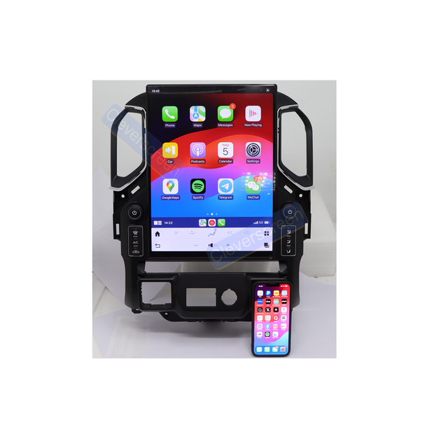 Qualcomm 15.6 Inch Android 11 DVD Player Built-in Carplay GT6 Car Radio Head Unit for Chevrolet Silverado 2019-2023