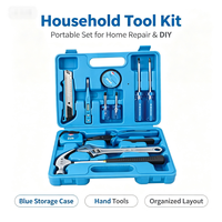 Juego de Herramientas Multifuncional de 12 Piezas de Acero Inoxidable y Plástico, Llaves Ajustables para Reparaciones Pequeñas, Montaje de Muebles y Uso Doméstico