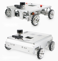 R550 MEC Plus 24V Batterie Mecanum ROS Châssis Robot avec SLAM LiDAR Mapping Multi-ROS Support Fabriqué en Chine