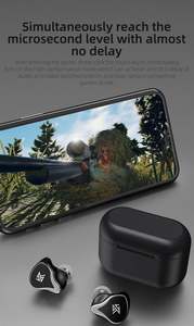 Venta caliente <span class=keywords><strong>KZ</strong></span> <span class=keywords><strong>Z3</strong></span> 1BA + 1DD TWS Auriculares inalámbricos HiFi Auriculares Bluetooth 5,2 Híbrido APTX Auriculares inalámbricos con control táctil - Product Image 4