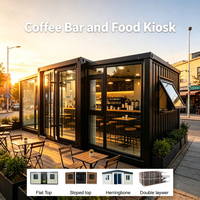 Restaurante Móvil, Cafetería Emergente, Casa Contenedor Expandible, Barra de Comida Portátil, Kiosco para Negocios Callejeros, Inversión Comercial