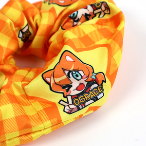 VOGRACE Custom Logo Satin Hair Ties <strong>Scrunchies</strong> Personalized Logo Pattern Elastic Hair <strong>Bands</strong> <strong>Scrunchy</strong> Printed Custom Hair Ties - Product Image 6