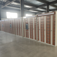 Casier de recharge pour smartphones multi-utilisateurs, 60 emplacements, armoire de rangement en acier métallique pour les effets personnels des élèves en classe