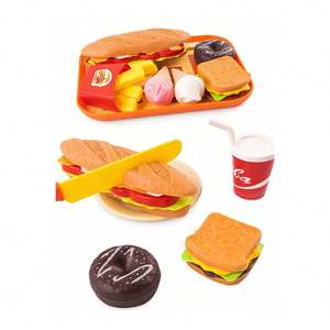 Ensemble de jouets de cuisine pour enfants, cuisine d'imitation, fruits et légumes à découper, jeu de rôle pour enfants, maison, jouet éducatif pour apprendre la cuisine - Product Image 6