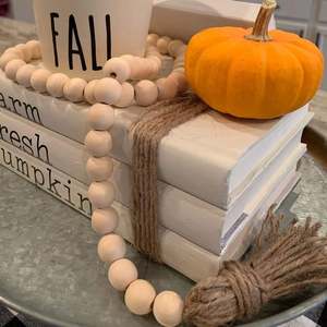 ลูกปัดไม้ขนาด20มม. งานฝีมือตามธรรมชาติที่ยังไม่เสร็จ - Product Image 4