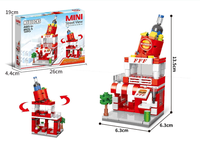 Modelo de Edificio Comercial Urbano en Miniatura para Niños, Juguete de Construcción DIY para Niños y Niñas de 5 a 7 Años