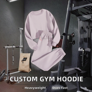 Sudadera Deportiva Unisex de Algodón Grueso para Gimnasio, Tallas Grandes, Transpirable, de Secado Rápido, con Logotipo Personalizado, Nueva Temporada 2026, para Entrenamiento - Product Image 2