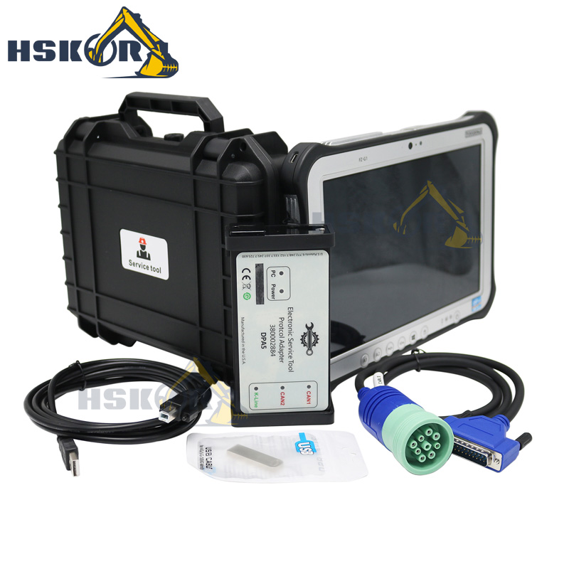 V9.8 EST DPA5 диагностический инструмент 380002884 для CNH Новый голландский экскаватор трактор сервисные инструменты Строительная техника запчасти